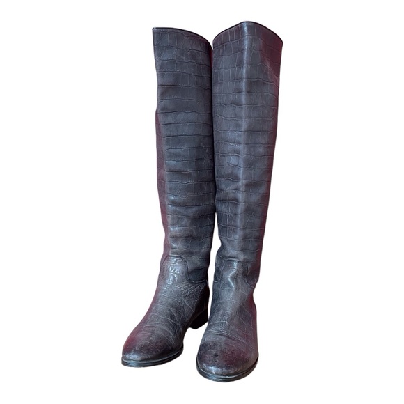 Tall boots right under the knee Santoni - Picture 2 of 13